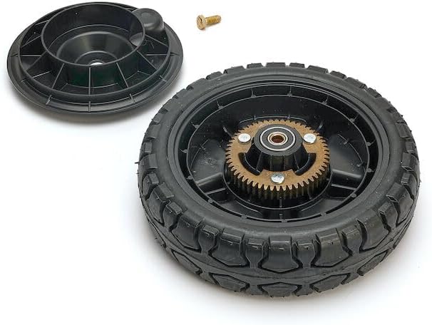 Miniatura 2 de Toro Kit de rueda trasera de aluminio negro de 16 pulgadas para piezas de cubierta de cortacésped