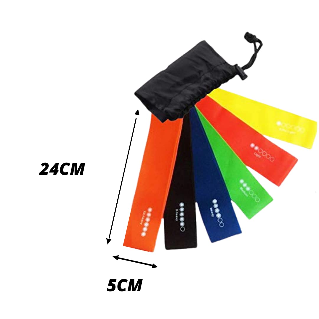 Set Di 6 Fasce Elastiche Xuwajeyu Per Allenamento Completo: Fitness A Casa E In Viaggio
