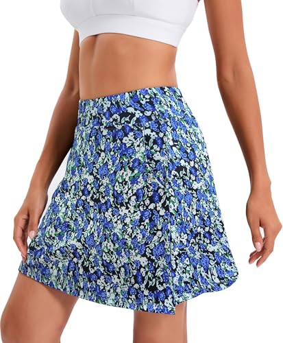 Image of Oyamiki Women's Active Athletic Skort Lightweight Tennis Skirt Perfect for Running Training Sports Golf