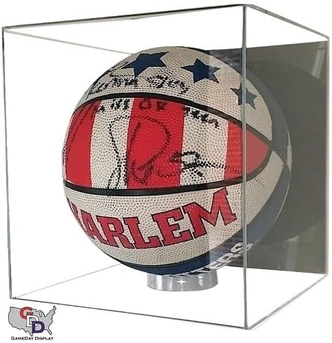 Generic Basketball Display Case Full Size Acrylic Wall Mount UV Protecting
