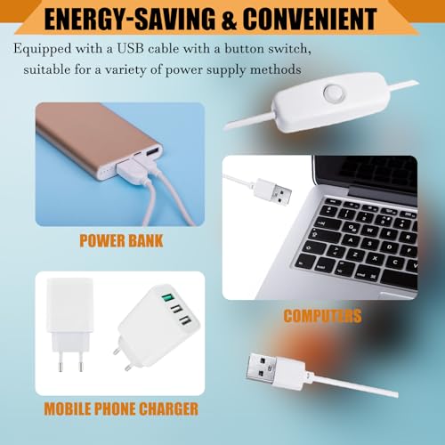 Centros de mesa USB con luces de colores para bodas y decoración led 7