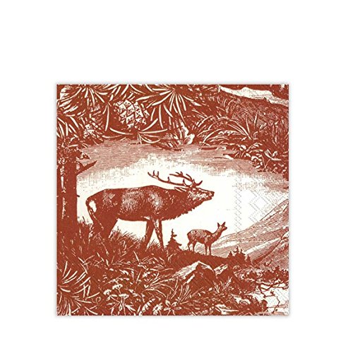 Ideal Home Range Caskata Studios Paper Lunch Napkins, Wildlife