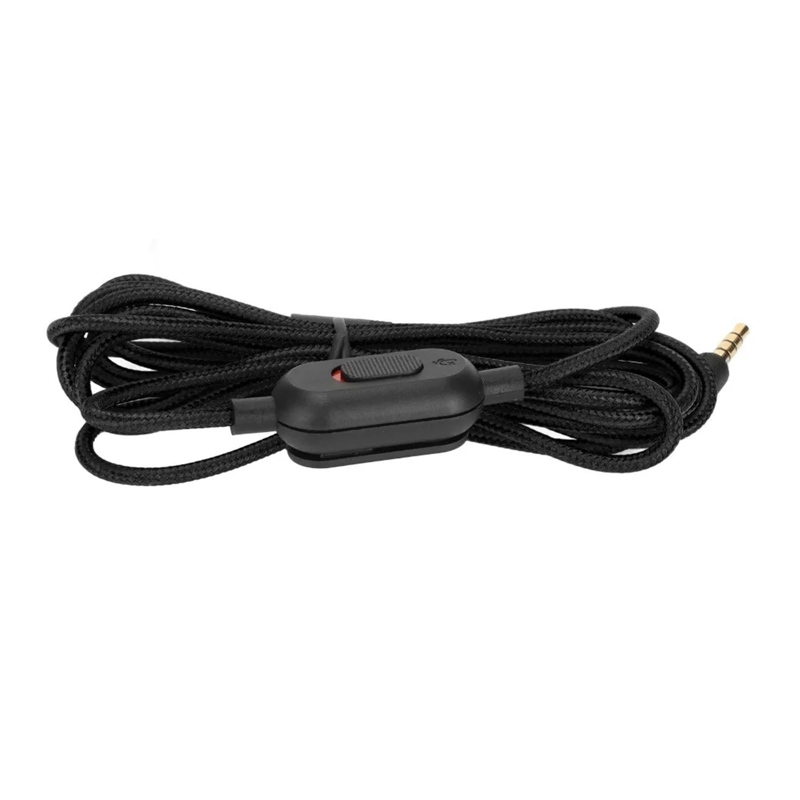 3,5 mm do 3,5 mm gamingowy zestaw słuchawkowy Cable Plug and Play, nylonowy splot z przełącznikiem wyciszającym do Logitech G Pro X G Pro G433 G233 (niebieski)