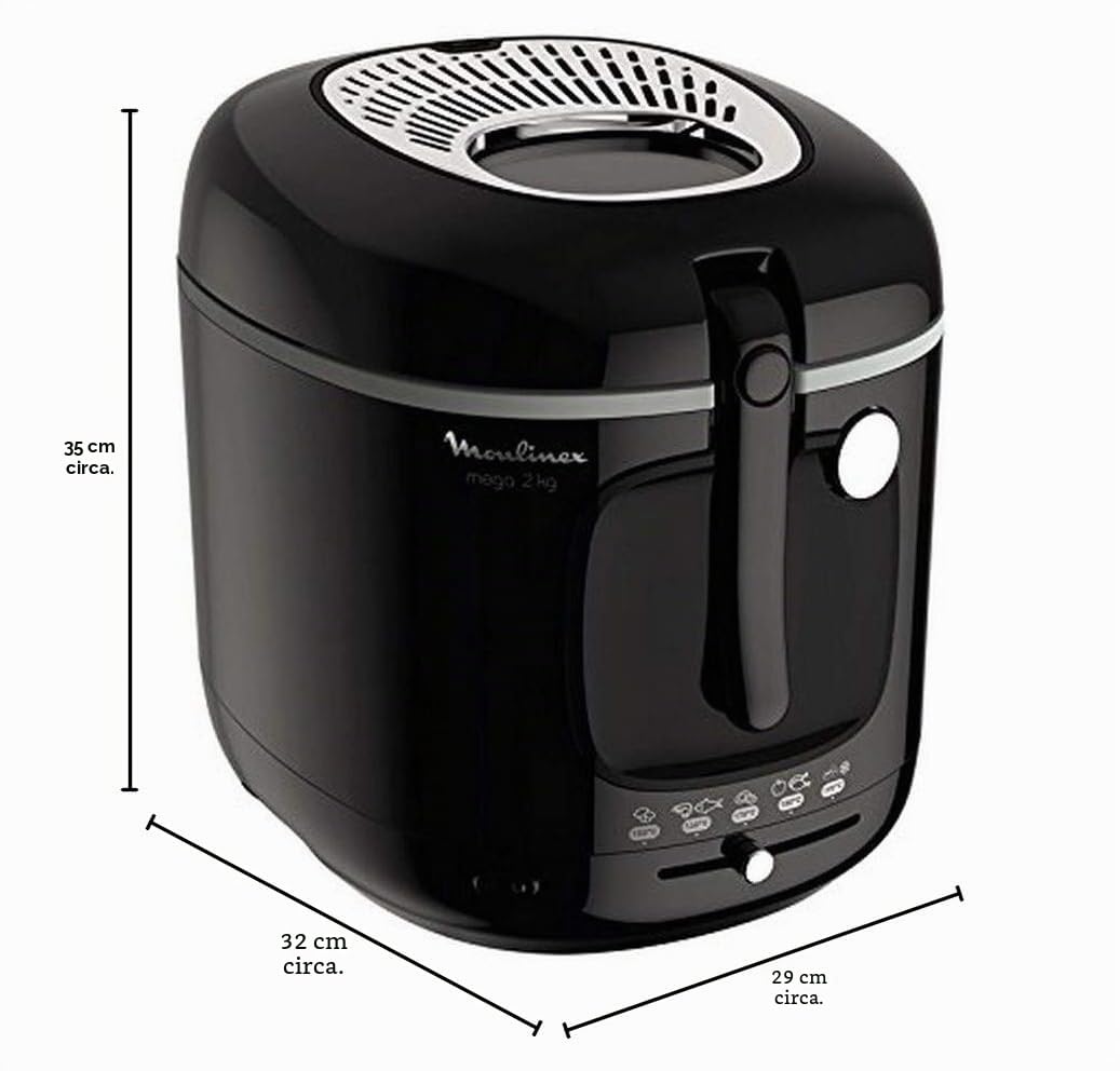 Friggitrice Moulinex XXL MEGA, 2 kg, AM480870