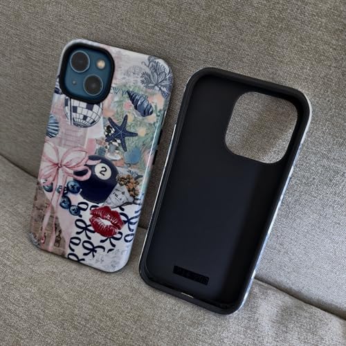 Hng Kiang Hu Case for iPhone 15 Plus,[Compatible with Magsafe] Coquette Collage Aesthetic Bow Phone Case,Scratch-Resistant Shockproof Case (for iPhone 15 Plus) by Hng Kiang Hu - Used condition - Image 5