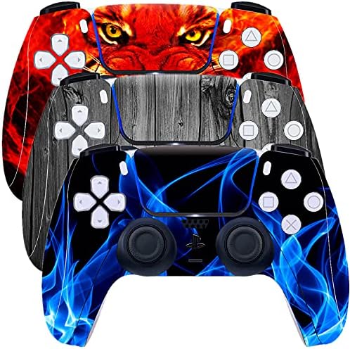 Skin for Ps5 Controller, 3pcs Whole Body Vinyl Decal Cover Sticker for PlayStation 5 Controller (PS5 Controller #1)
