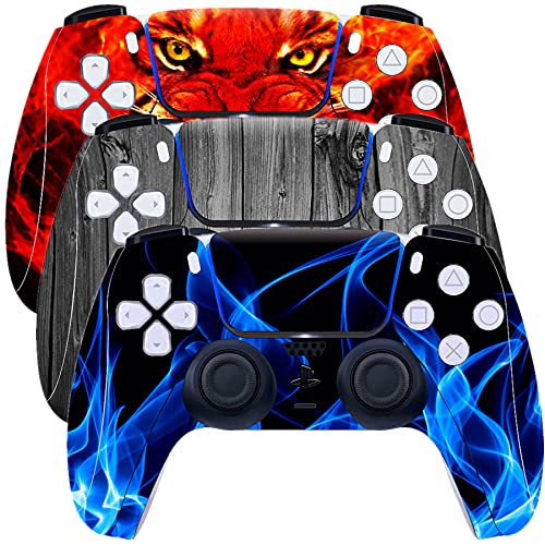 Image of Skin for Ps5 Controller, 3pcs Whole Body Vinyl Decal Cover Sticker for PlayStation 5 Controller (PS5 Controller #1)