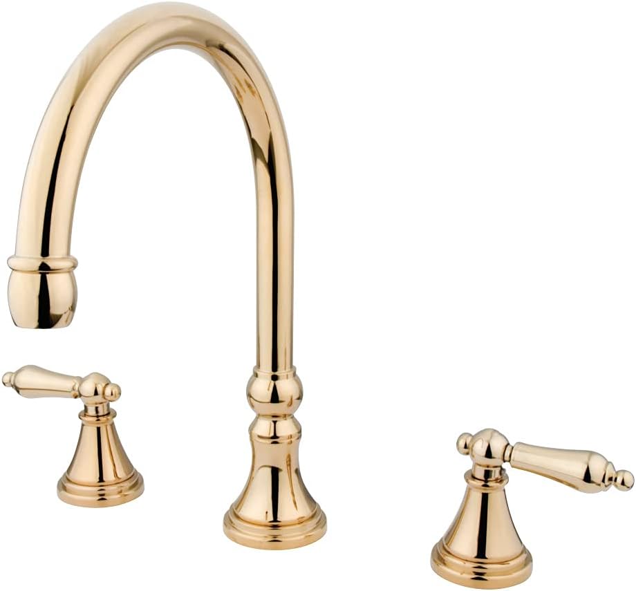 Kingston Brass KS2341AL Roman Tub Faucet, Polished Chrome