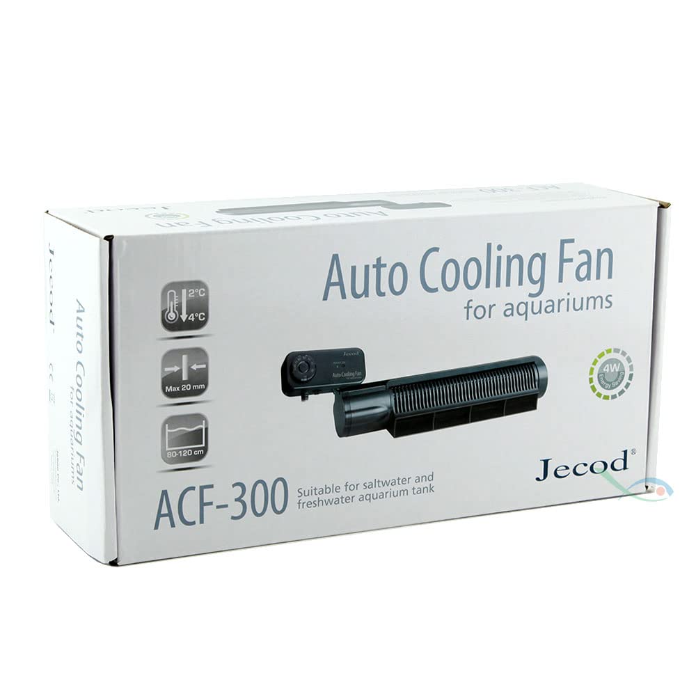 Generico Jebao ACF-300 - Ventola di Raffreddamento con termostato per acquari Fino a 80 Litri