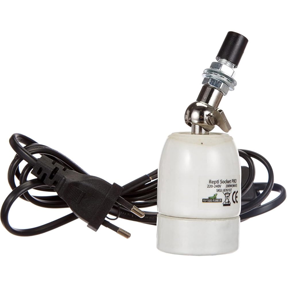 Reptiles Planet Blanc Lamp Holder Socket Pro
