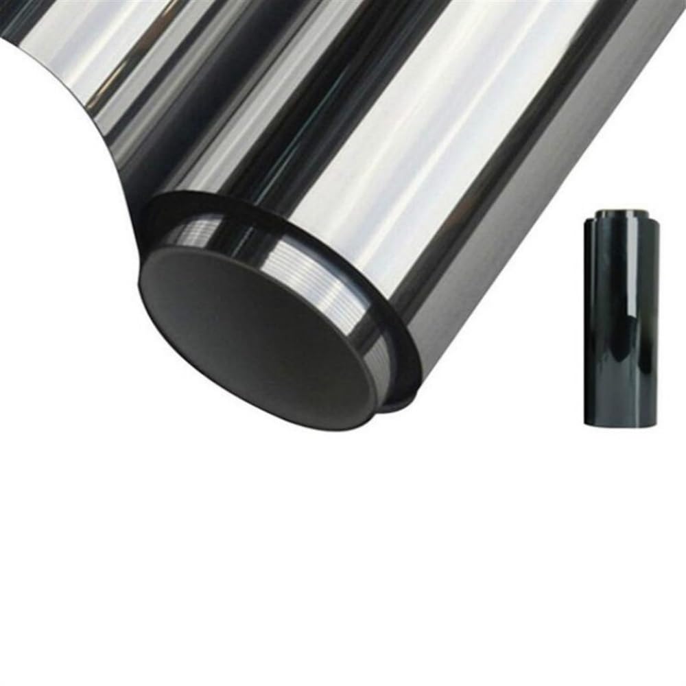 Car Window Tinting Film 300cmx50cm Black Car Window Foils Tint Tinting Film Roll Auto Home Glass Summer Solar UV Protector Sticker Films(1 Percent Clear)