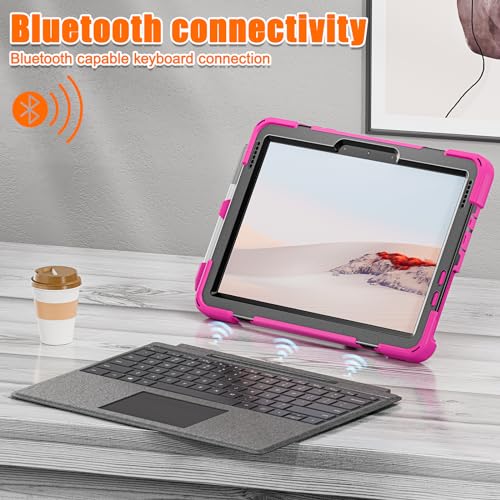 Coque Surface Go pour enfants rose avec sangle pour trajets sereins - 7