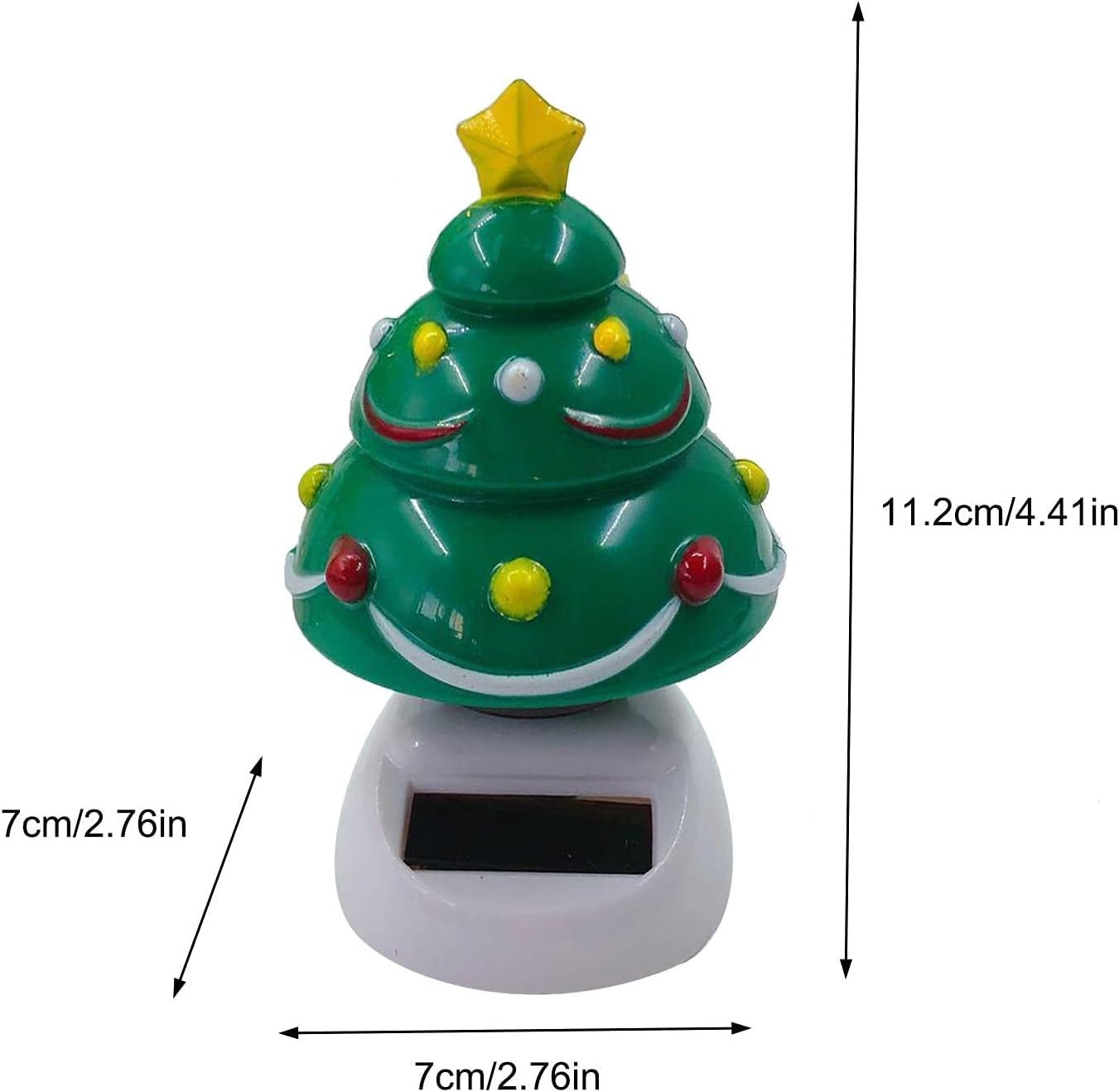 Figurines Dansantes Solaires De Noël – Bonhomme De Neige, élan, Chien, Chat – Décoration De Tableau De Bord