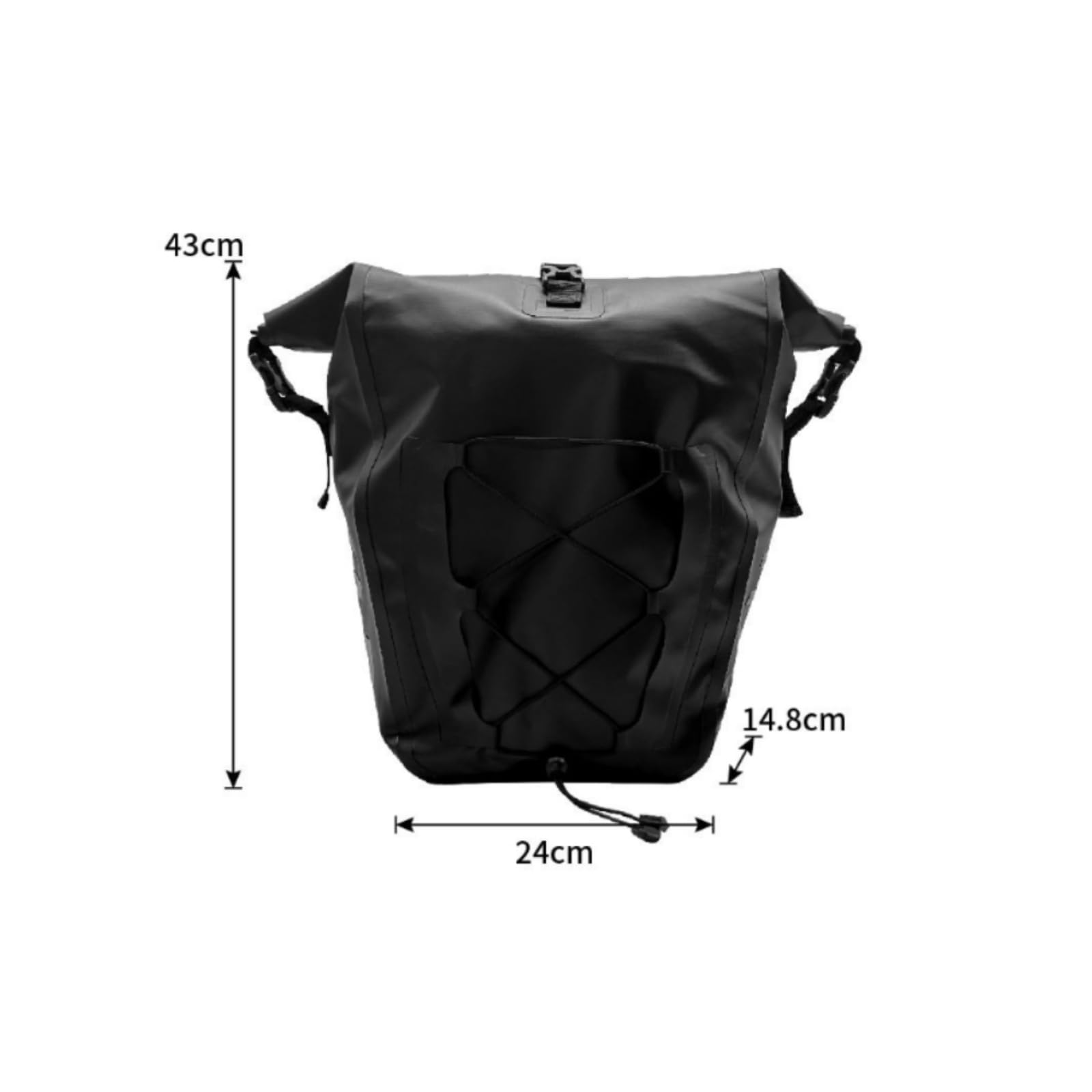 Gepäckträgertasche PVC Packtasche einfache Befestigung Transportzubehör