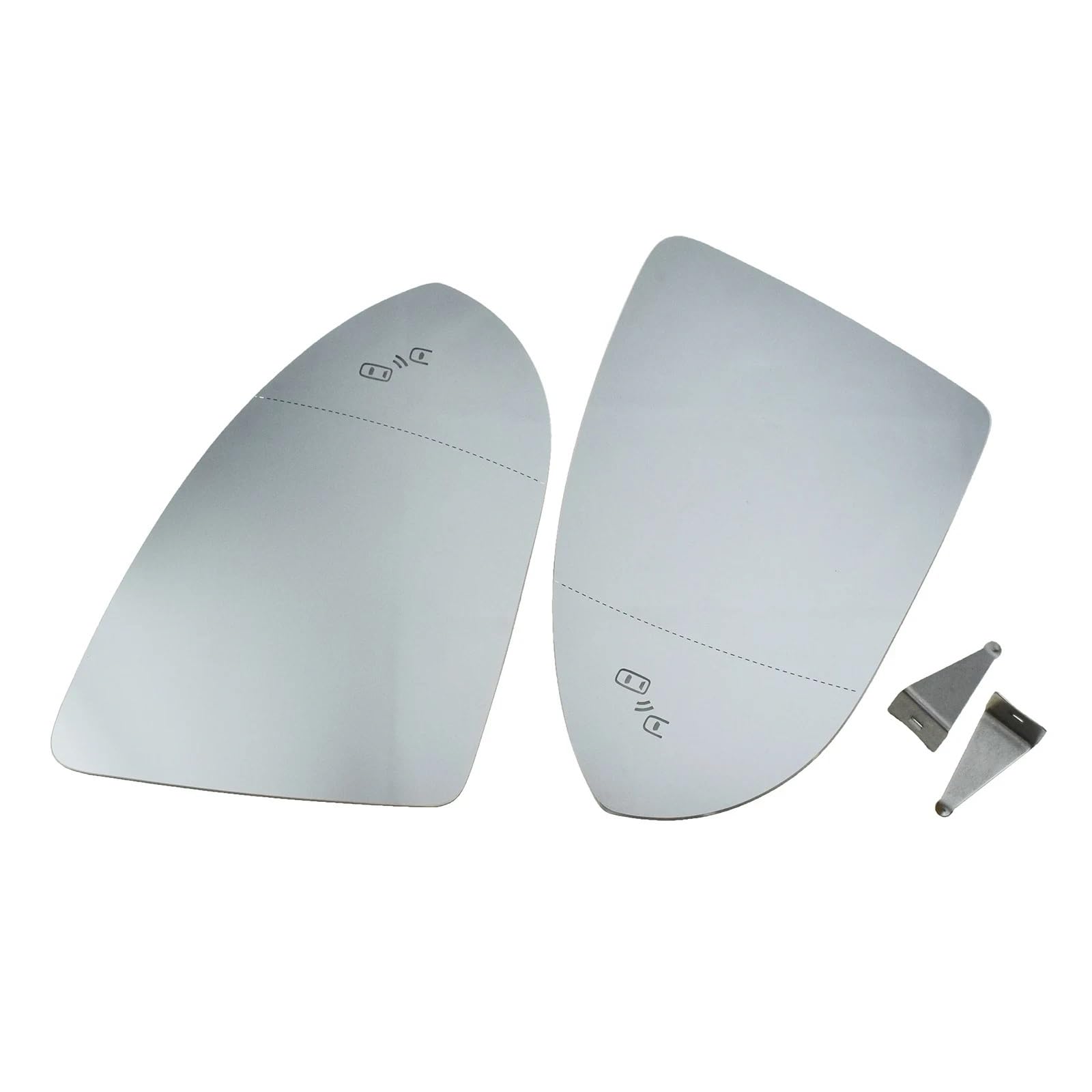 Miroir Convexe Angle Réglable Compatible Avec VW Pour Golf 7 Pour Golf 7.5 Pour GTI 2013-2020 Pour 2016-2021 5G0857521 Verre De Rétroviseur Arrière Chauffant Côté Gauche Droit(Pair)