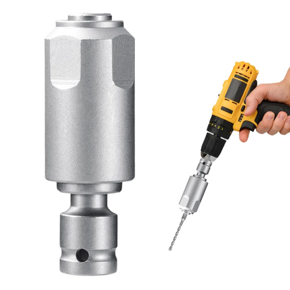 CEWROM Adattatore per convertire avvitatore a percussione a martelli elettrici, adattatore per avvitatore a percussione SDS Plus, da utilizzare con trapano/avvitatore a percussione
