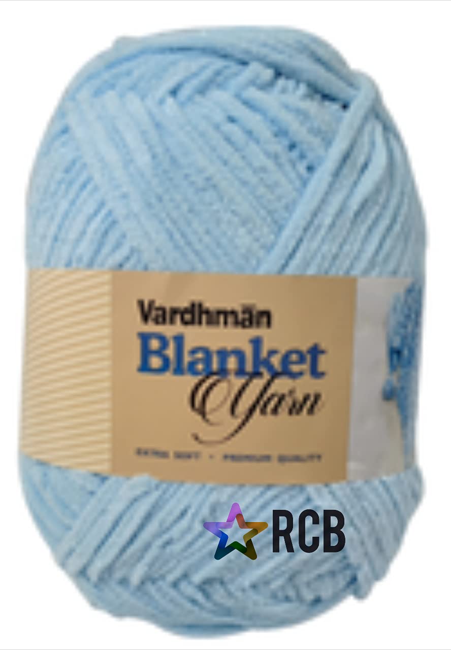 RCB vardhman Blanket Thick Yarn Knitting Fingering Crochet Hook -Pack of 400 gm Shade no.009