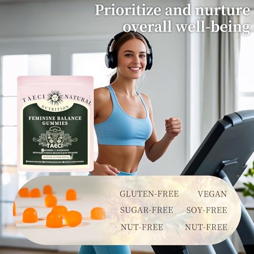 Premium Feminine Balance Gummies for Women – Hawaiian Pineapple Flavor – Supports pH & Daily Wellness – Probiotic Supplement – Vegan, Gluten-Free – 60 Gummies (30 Servings) - Image 7