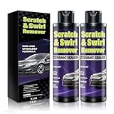 2 * 250ml Poliermittel für Auto,Autopflege Politur,Auto Kratzer Entferner Politur,Poliermittel zur auto Farbveredelung,Hilft bei der Entfernung von kleinen Kratzern,Einfache Anwendung