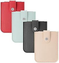 Amipara Slim Minimalist Wallet, Leather Pull-Out Credit Card Holder, Hidden Small Card Wallet for Men and Women (Multicolor) (1)