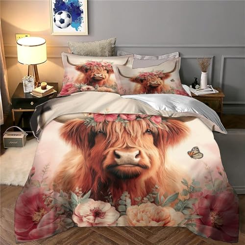 Housse de couette 135x200 imprimé 3D hypoallergénique - 6