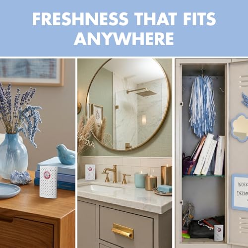 Arm & Hammer OdorBusterz ShelfMATE™, White Linen – Decorative Odor Absorber with Baking Soda for Small Spaces, Closets & Storage Areas - image 7