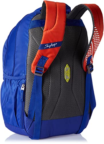 Image of Skybags Casual Backpack 34L with 3 Spacious Compartments, Front Pocket & Built to Last Shoulder Strap | Blue | Riddle