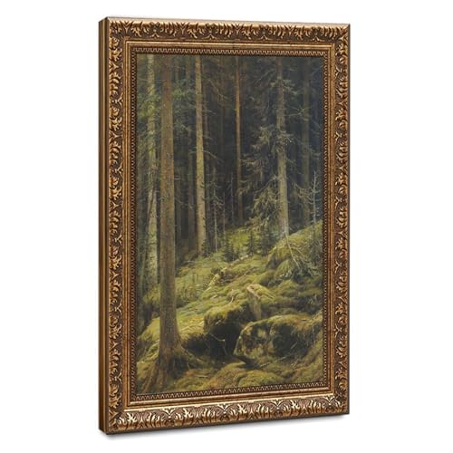 Cadre à suspendre forêt sauvage poster Shishkin pour mur vide