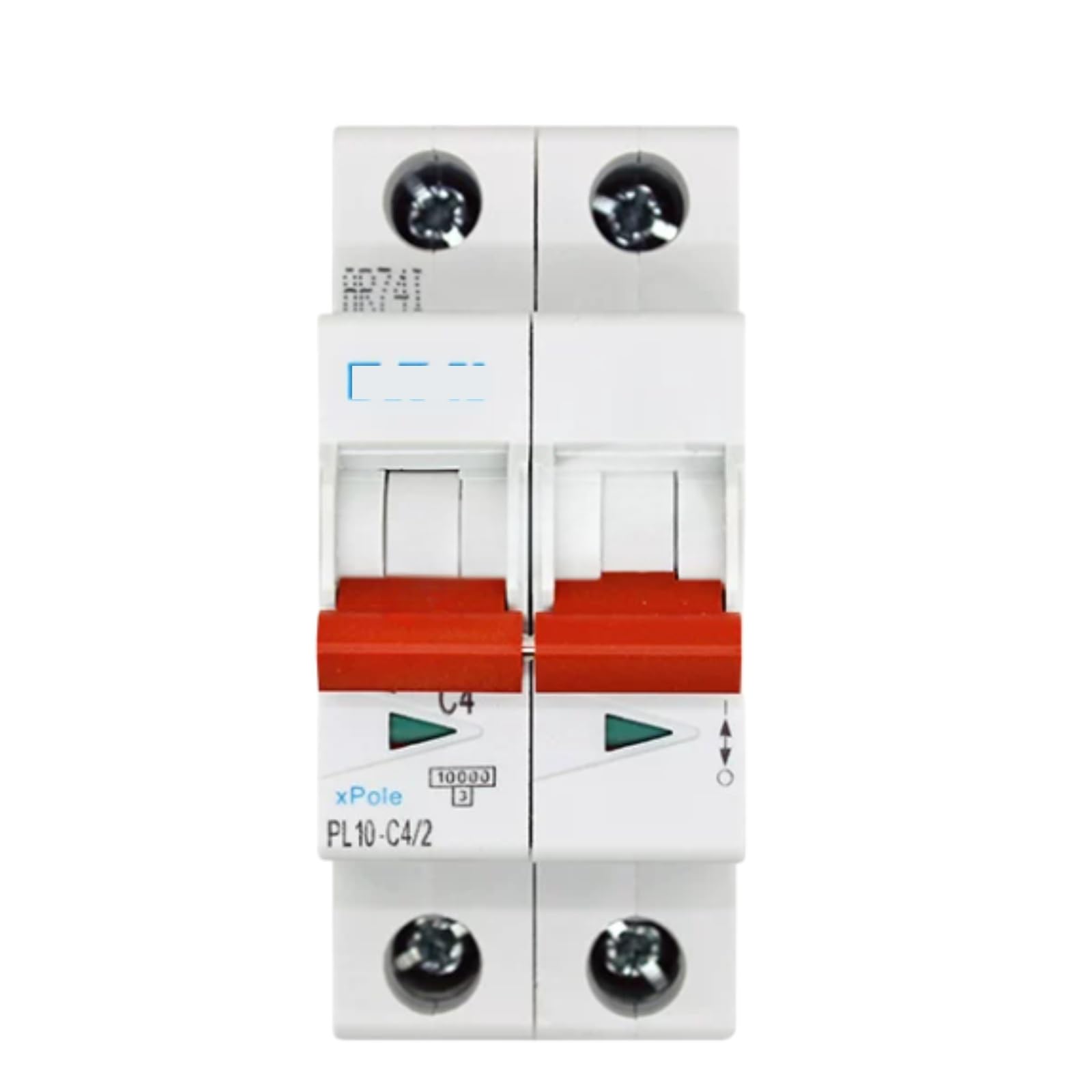 HKEJSJWA Circuit Breaker PL10-C4/2, 4A 2P Mini Circuit Breaker