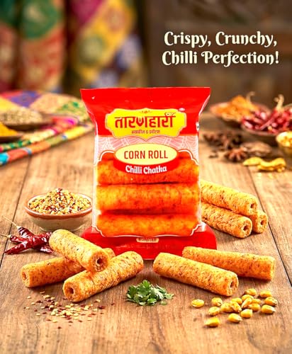 Image of Corn Roll Thai Chilli (10 Pack of 90g) Spicy Pola Snacks Free Cheese ball Packet inside | Corn Puff Corn Balls | Spicy Pola Snack for Anytime Snacking Snacks Combo
