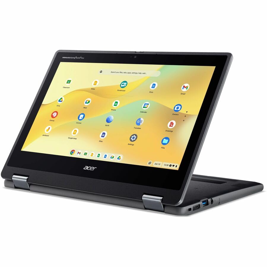 Image of Acer Chromebook Spin 511 R757T R757T-C9VH 11.6 inch Touchscreen Convertible 2 in 1 Chromebook - HD - 60 Hz - Intel - 8 GB - 64 GB Flash Memory - English (US) Keyboard - Black