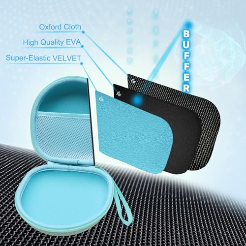 Kids Headphones Case Compatible with JBL Junior 320 / Junior JR 320BT / iClever BTH12 / HS19 / BTH26 / JoySpark-T5 / Candy Bila BH03 / EarFun/IMYB/MIDOLA MD-B01/Noot Kids Headphones, Green(Case Only) by XANAD - Image 3