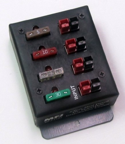 MFJ-1104 4-Way PowerPole Distribution block