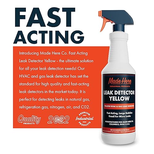Leak-Detector-Yellow-Fast-Acting-All-Purpose-Leak-Detection-for-High-Low-Temperature-Applications-in-Gas-C02-Systems-32-oz-Packaging-May-Vary
