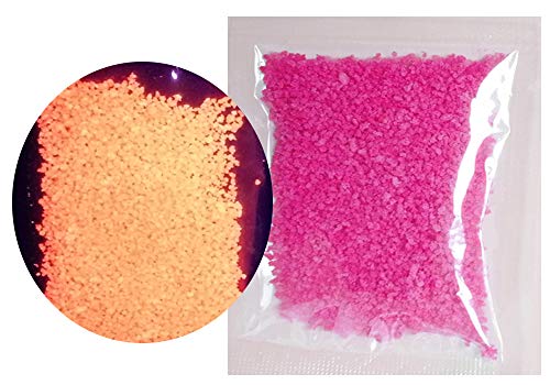 ToBe-U 60G Fluorescent Sand Glow in The Dark Luminous Gravel Pigment Color Neon Paints Grain Photoluminescent Light Powder Particles for DIY Decor Craft