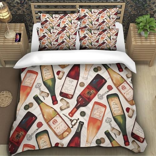 Housse de couette 200x200 microfibre respirante imprimée fleur - 5