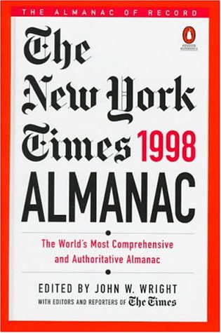 The New York Times Almanac 1998: The World's Mo... 067010017X Book Cover