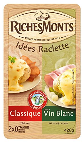 Riches Monts Raclette Tranchee Sans Croute 420g no Crust - Cheese