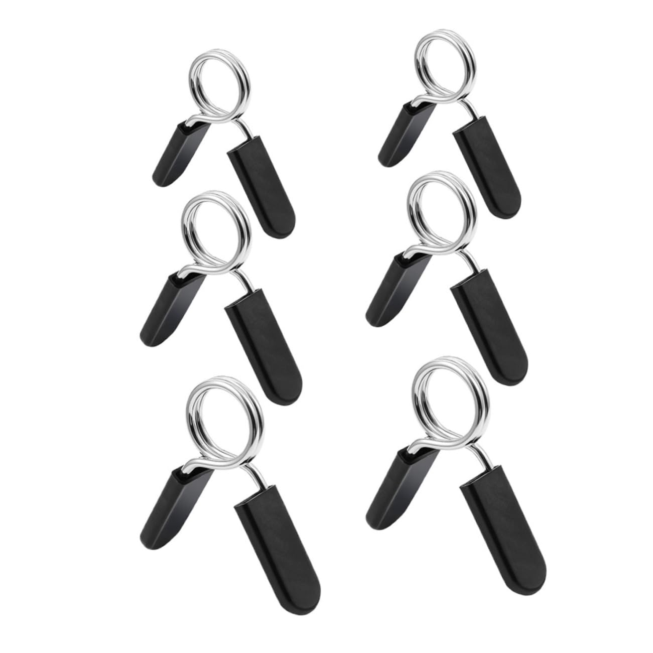 BESPORTBLE Barbell Clamp Set 6 Pcs Dumbbell Bar Buckle Locking Collar Clips Bar Spring Lock Collars Weight Lifting Gym Accessory