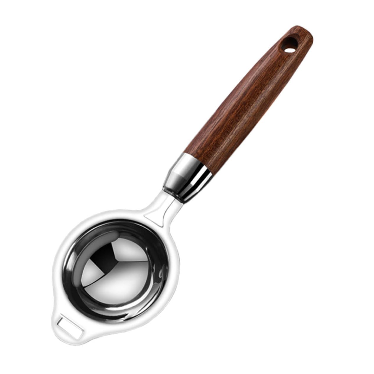 MUCKLILY 2 pcs Egg White Separator Protein Separation Tool for Kitchen Use Effortless Egg Yolk and White Sieve Easy to Clean and Store for Cooking and Baking