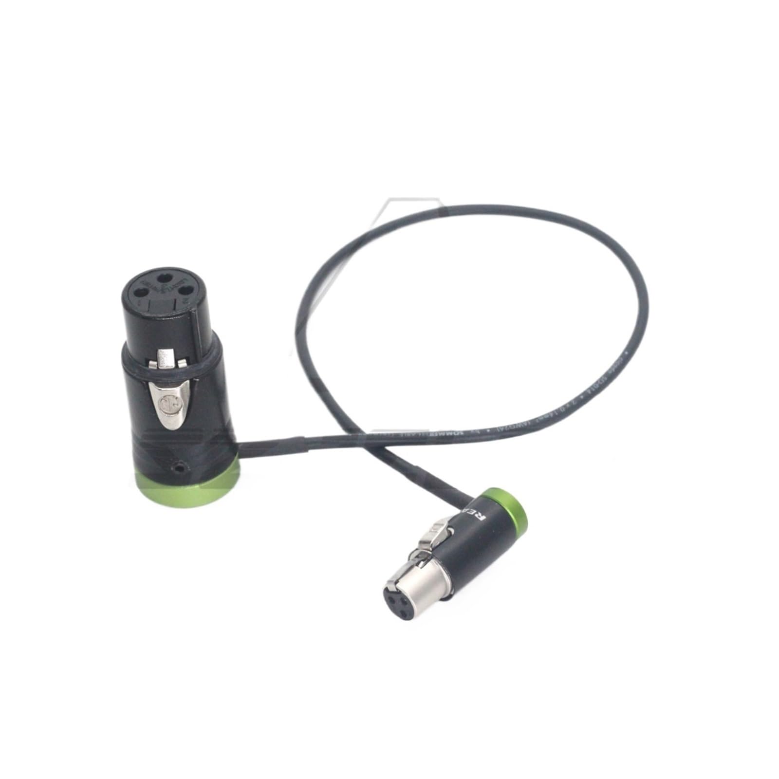 Low-Profile ta3f 3pin Female to Scorpio Link Lectrosonics Use SOD-14 Audio Cable(Green,100cm)