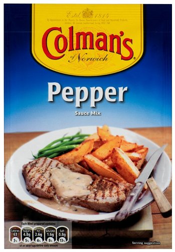 Colmans of Norwich Lot de 12 mélanges de sauce poivrée 25 g