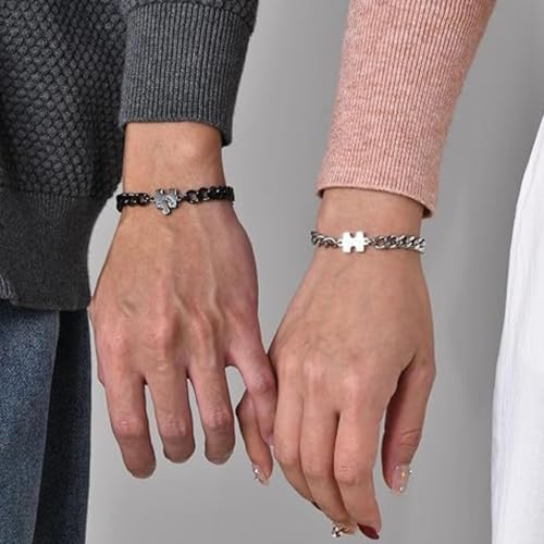 To My Love Couple Bracelet His and Hers Bracelets Heart Puzzle Gift for My Love Jewelry Gifts2