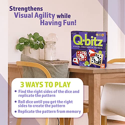 Mindware Qwirkle And Q-Bitz Board Game Bundle Family Game Night Gift thumb #8