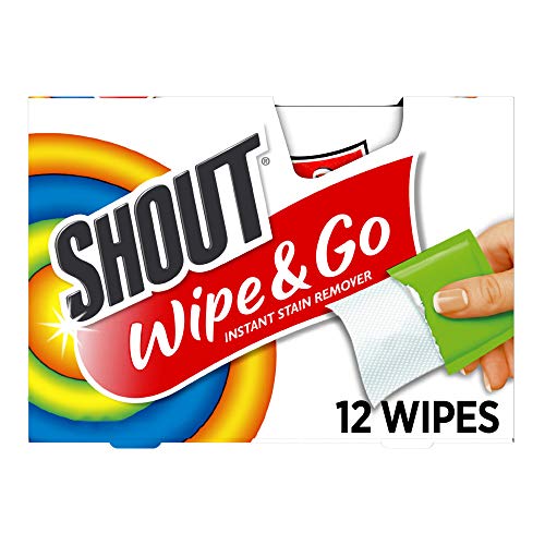Alea's Deals Shout Wipe and Go Instant Stain Remover, for On-the-Go Laundry Stains, 12 Count - Pack of 12 (144 Total Wipes) Up to 59% Off! Was $29.76 ($0.21 / Count)!  