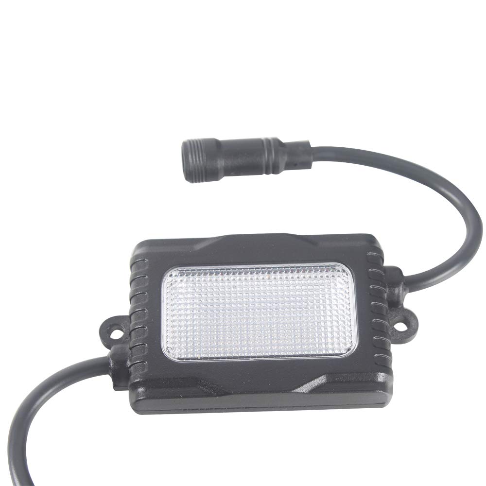 SXMA 8 Pods RGB Led Rock Luces Lampara Coche Camión Automóvil Impermeable Rock Luz Multicolor con Bluetooth Caja de Control para Offroad Barco Camión