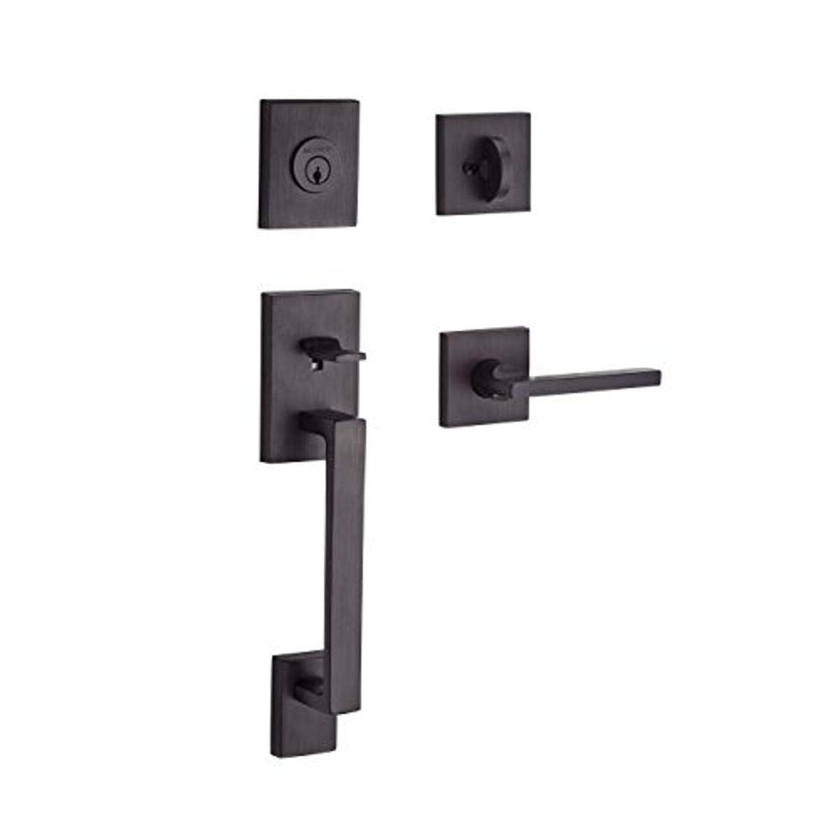Baldwin SCLAJXSQUCSR112 Single Cylinder La Jolla Handleset Square