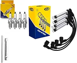 Kit Cabos E Velas Agile Corsa Meriva Montana Prisma 1.4 8v + Chave