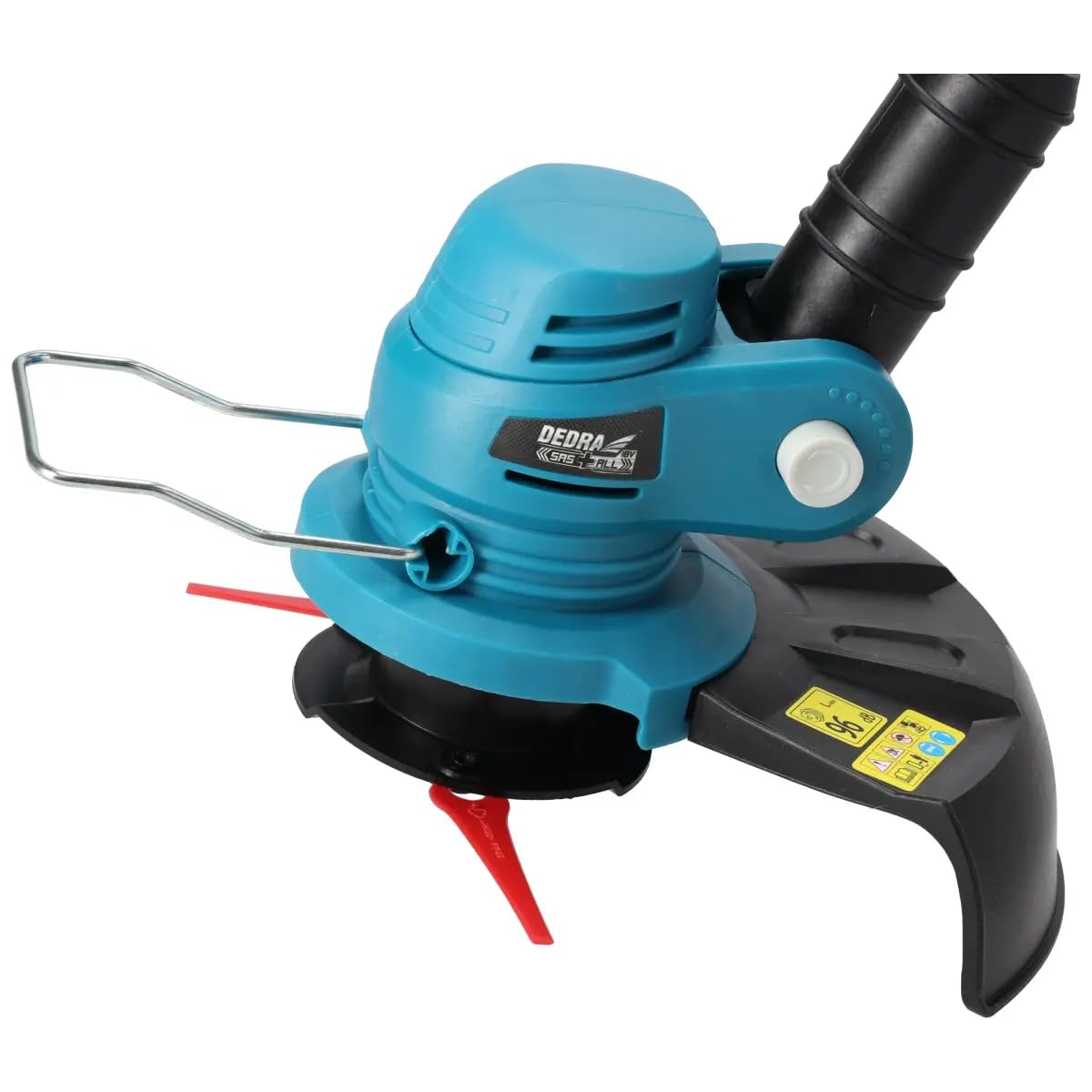 Akku-Rasentrimmer 18V, DEDRA ideal für präzises Trimmen im Garten 9000 U/Min, Schnittbreite ø 240 mm, Ergonomisches Leichtgewicht 1,6kg, im Karton ohne Akku, Ergonomisches und Leichtgewicht