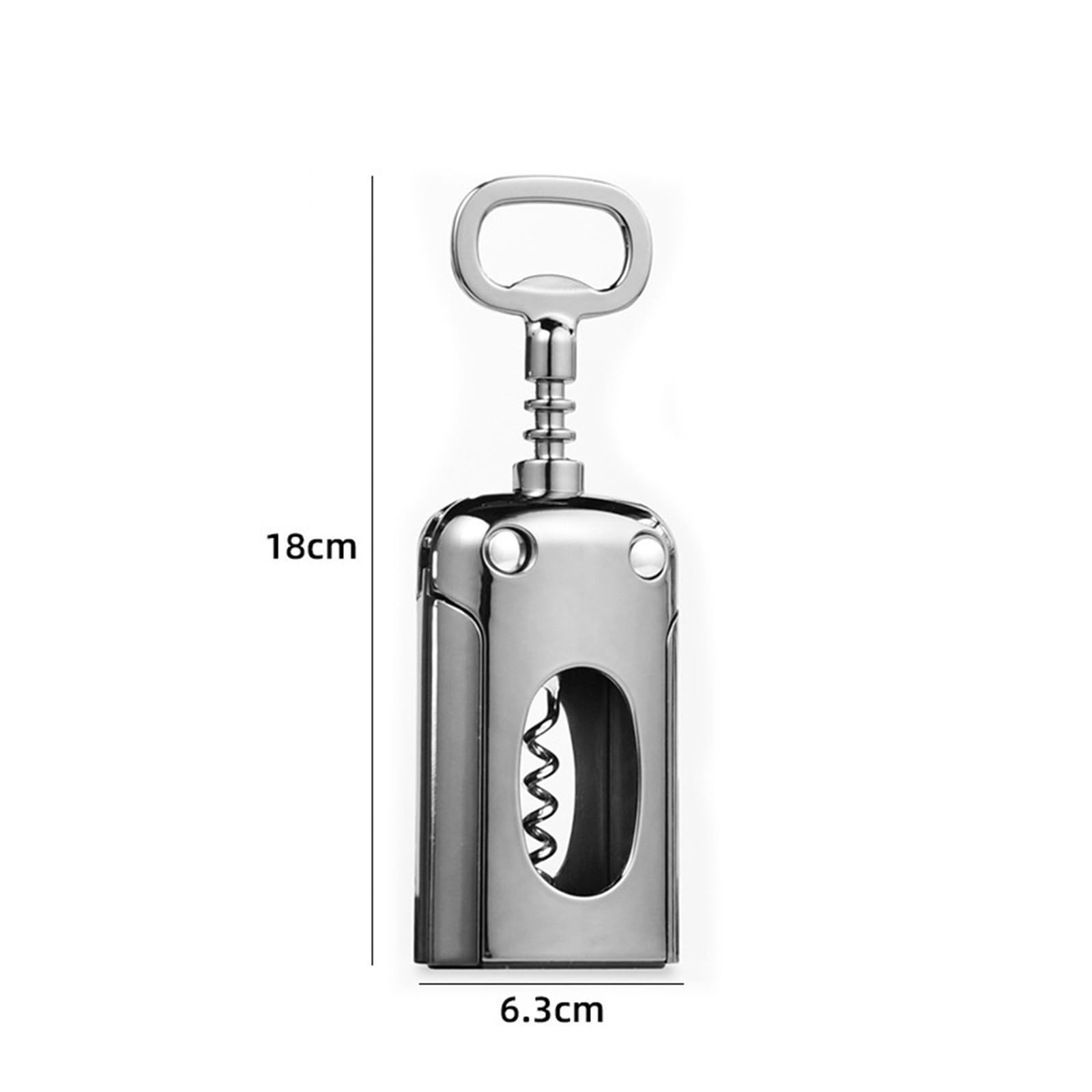 Elektrischer Weinöffner, Korkenzieher von Sandalwood, All-in-One-Flaschenöffner und Folienschneider(Grey)